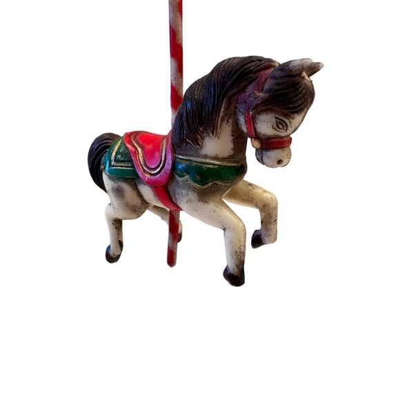 Vintage Carousel Horse Christmas Ornament Collectors Holiday Decor - Picture 1 of 10